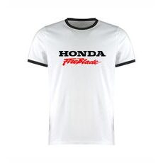 PÁNSKÉ TRIKO S MOTIVEM HONDA FIREBLADE 1 - BÍLÉ