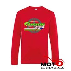 DÁMSKÁ KLUBOVÁ MIKINA KAWASAKI BIKERS CZ - ČERVENÁ