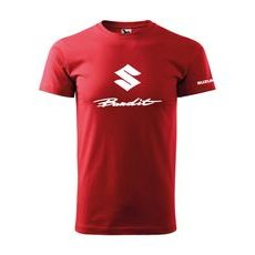 PÁNSKÉ TRIKO S MOTIVEM SUZUKI BANDIT 1 - ČERVENÉ