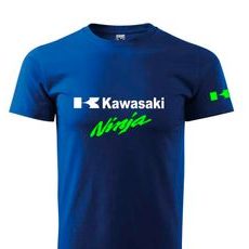 PÁNSKÉ TRIKO S MOTIVEM KAWASAKI NINJA 1 - KRÁLOVSKY MODRÁ