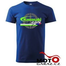 Pánské klubové tričko Kawasaki Bikers CZ - Královsky Modrá