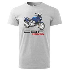 PÁNSKÉ TRIKO S MOTIVEM HONDA CBF - ŠEDÉ