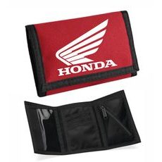MOTO PENĚŽENKA S MOTIVEM HONDA - ČERVENÁ