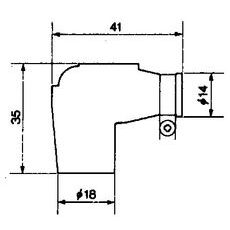 KONCOVKA ZAPALOVACÍ SVÍČKY NGK LBER