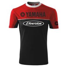 PÁNSKÉ TRIKO S MOTIVEM YAMAHA DIVERSION - ČERVENÁ/ČERNÁ