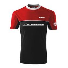 PÁNSKÉ TRIKO S MOTIVEM YAMAHA SUPERTENERE - ČERVENÁ/ČERNÁ