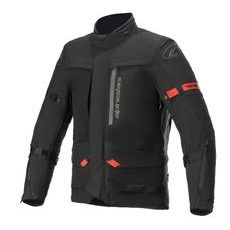 BUNDA ALTAMIRA GORE-TEX, ALPINESTARS (ČERNÁ/SVĚTLÁ ČERVENÁ) 2024