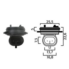 DRŽÁK ŽÁROVKY RMS 246472060 H1