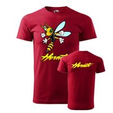 PÁNSKÉ TRIKO S MOTIVEM HONDA HORNET - ČERVENÉ