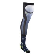 PONOŽKY POD ORTÉZY KNEE BRACE, ALPINESTARS (MODRÁ/ŽLUTÁ FLUO/BÍLÁ/ČERNÁ) 2024