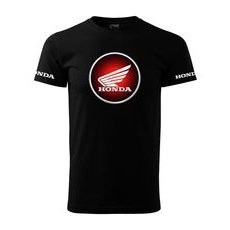 PÁNSKÉ TRIKO S MOTIVEM HONDA 5 - ČERNÉ