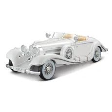 MAISTO - 1936 MERCEDES-BENZ 500 K TYP SPECIALROADSTER, BÍLÁ, 1:18