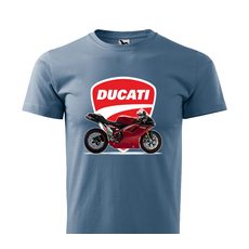 PÁNSKÉ TRIKO S MOTIVEM DUCATI 1098 - DENIM