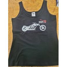 DÁMSKÉ TÍLKO MOTOGARÁŽ CHOPPERS - ČERNÉ VÝPRODEJ