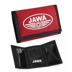 MOTO PENĚŽENKA S MOTIVEM JAWA - ČERVENÁ