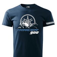 PÁNSKÉ TRIKO S MOTIVEM YAMAHA TRACER 900 - TMAVĚ MODRÁ
