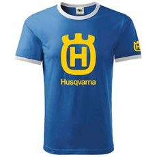 Pánské triko s motivem Husqvarna - Modré