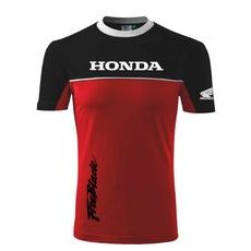 PÁNSKÉ TRIKO S MOTIVEM HONDA FIREBLADE ČERNÁ/ČERVENÁ