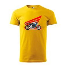PÁNSKÉ TRIKO S MOTIVEM HONDA CB 1000 - ŽLUTÉ