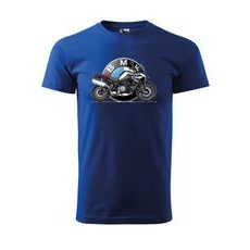 PÁNSKÉ TRIKO S MOTIVEM BMW GS 850 - TMAVĚ MODRÉ