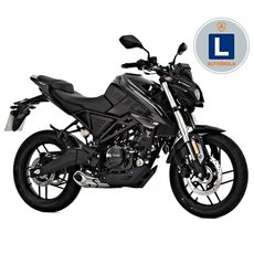 VOGE R125 ABS BLACK AUTOŠKOLA S OCHRANNÝMI RÁMY