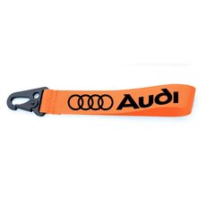 KLÍČENKA S MOTIVEM AUDI - ORANŽOVÁ