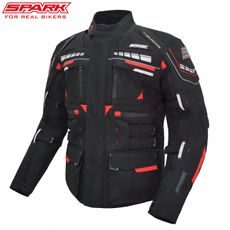 PÁNSKÁ TEXTILNÍ MOTO BUNDA SPARK AVENGER EVO BLACK