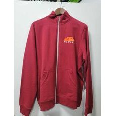 DÁMSKÁ MIKINA NA ZIP S MOTIVEM KTM RACING - VÍNOVÁ VÝPRODEJ
