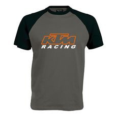 PÁNSKÉ TRIKO S MOTIVEM KTM RACING 5 - ČERNO/ŠEDÉ