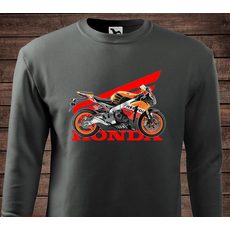 PÁNSKÁ MIKINA S MOTIVEM HONDA CBR REPSOL - GRAFITOVÁ
