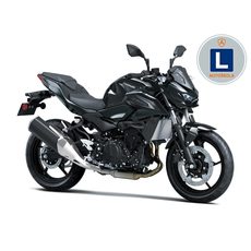 KAWASAKI Z500 EBONY 2026 AUTOŠKOLA S OCHRANNÝMI RÁMY