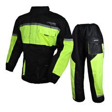 NEPROMOKAVÁ DVOUDÍLNÁ KOMBINÉZA DO DEŠTĚ SPARK TORENT FLUO