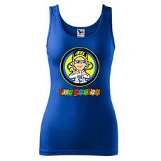 DÁMSKÉ TÍLKO S MOTIVEM THE DOCTOR VALE - KRÁLOVSKY MODRÉ