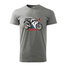 PÁNSKÉ TRIKO S MOTIVEM HONDA CBR FIREBLADE - ŠEDÉ