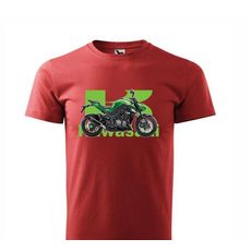 PÁNSKÉ TRIKO S MOTIVEM KAWASAKI Z1000 - ČERVENÉ