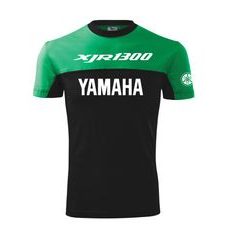 PÁNSKÉ TRIKO S MOTIVEM YAMAHA XJR 1300 - ZELENÁ/ČERNÁ