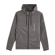 MIKINA ERA HOODIE, ALPINESTARS (ŠEDÁ)