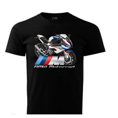 PÁNSKÉ TRIKO S MOTIVEM BMW S 1000 RR M PACKAGE - ČERNÉ