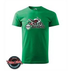 PÁNSKÉ TRIKO S MOTIVEM BENELLI TNT 899 - ZELENÉ