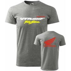 PÁNSKÉ TRIKO S MOTIVEM HONDA VTR 1000 FIRESTORM - ŠEDÉ