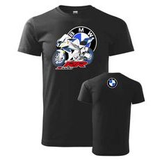 PÁNSKÉ TRIKO S MOTIVEM BMW S 1000 RR - ČERNÁ