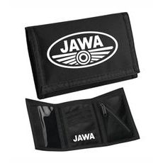MOTO PENĚŽENKA S MOTIVEM JAWA - ČERNÁ