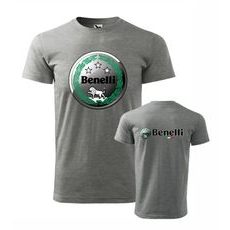 PÁNSKÉ TRIKO S MOTIVEM BENELLI - ŠEDÉ