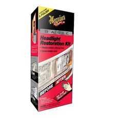 MEGUIARS BASIC HEADLIGHT RESTORATION KIT - ZÁKLADNÍ SADA NA OŽIVENÍ SVĚTEL