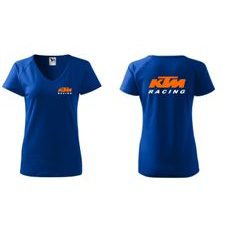 DÁMSKÉ TRIKO S MOTIVEM KTM RACING 2 - KRÁLOVSKY MODRÉ