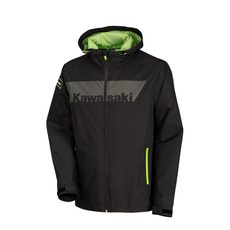 PÁNSKÁ SPORTOVNÍ VĚTROVKA S KAPUCÍ KAWASAKI 2026