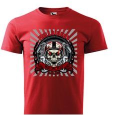 PÁNSKÉ TRIKO S MOTIVEM HELLRIDERS - ČERVENÉ