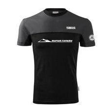 PÁNSKÉ TRIKO S MOTIVEM YAMAHA SUPERTENERE - ŠEDÁ/ČERNÁ