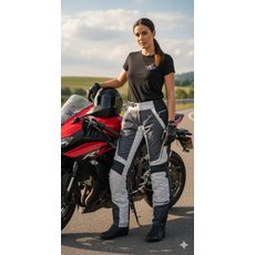 DÁMSKÉ KALHOTY NA MOTORKU CLOVER VENTOURING BLACK/GREY
