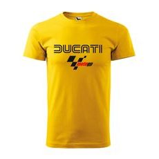 PÁNSKÉ TRIKO S MOTIVEM DUCATI MOTOGP - ŽLUTÉ